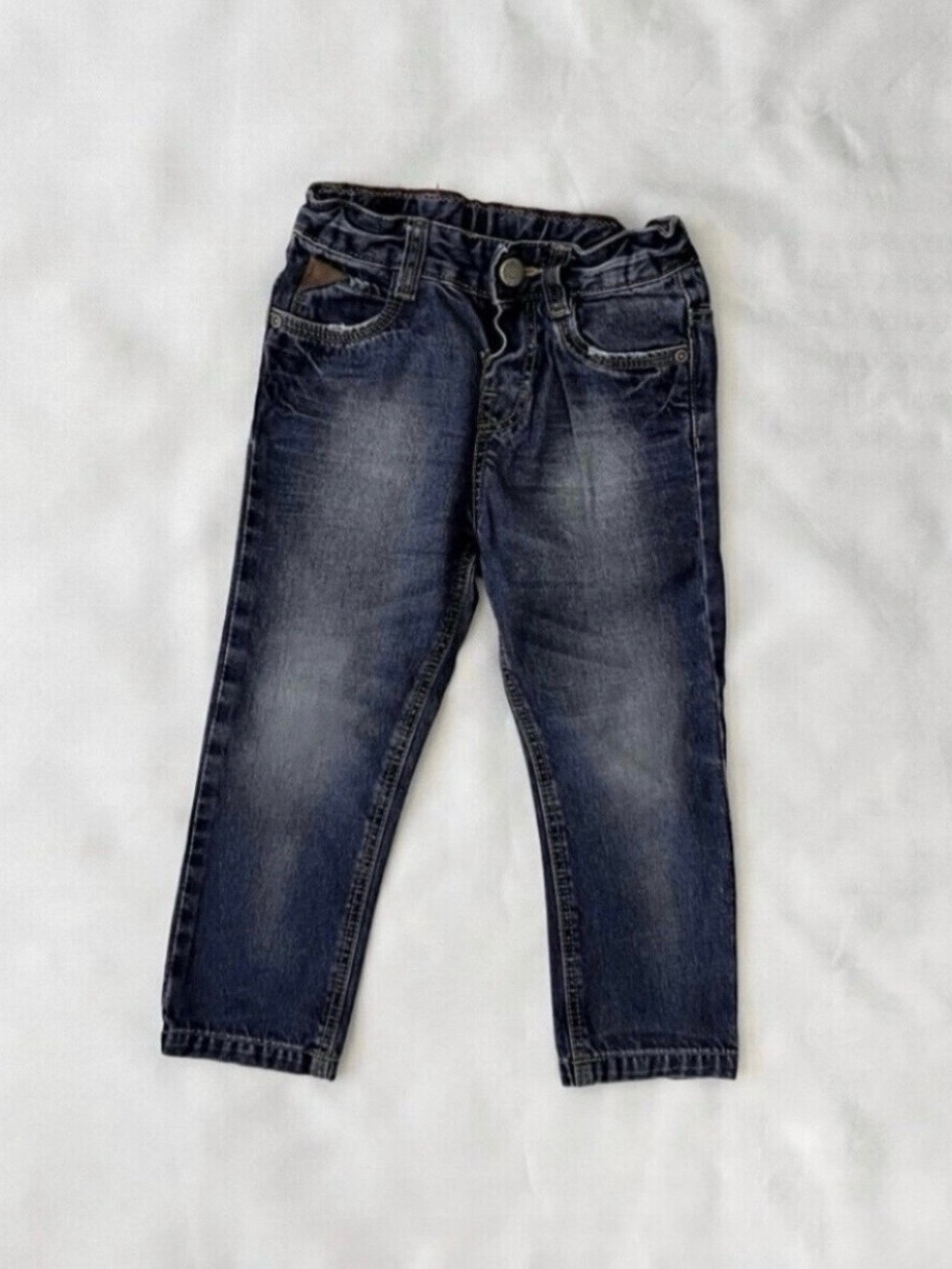 Classic Dark Blue Toddler Boys Jeans
